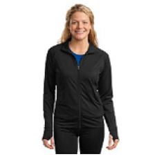 Sport-Tek Ladies NRG Fitness Black Jacket